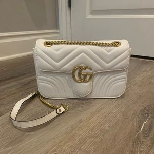 White crossbody bag